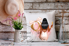 Mr And Mrs Bride Tumbler PNG Wedding Wrap Sublimation Design Product Image 8
