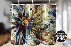 Stained On Stained Glass Tumbler Warp - Tumbler Design Product Image 1