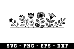 Wildflowers Svg Design | Svg Files for Cricut Product Image 1