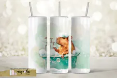 Cupy bara |watercolor cute CAPYBARA | funny tumbler wrap png Product Image 1