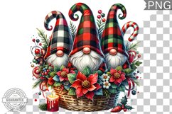 Christmas Gnome Sublimation - Clipart PNG Design Product Image 1