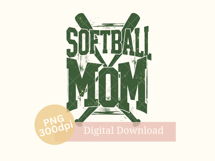 Softball Mom PNG Bundle, 7 Sublimation Designs Product Image 5