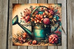 Garden composition | 8 skinny tumbler Sublimation designs Product Image 9