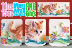 Festive Easter 3D Mug Wrap Sublimation - Happy Easter Product Image 1