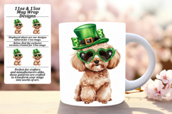 Creative 11oz Mug Wrap Png Design , St Patrick Product Image 1