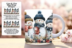 Holiday Gingerbread Mug Design 11oz/15oz Sublimation Wrap Product Image 1