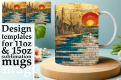 Glittery Scenery Mug Wrap: Spring Sublimation Product Image 1