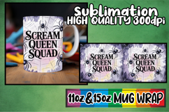 Happy moments sublimation mug wrap, Halloween Product Image 1