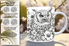Colorful Owl Wrap for Spring Mugs Product Image 1