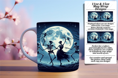 Chic 11oz Mug Wrap Png Design , Horror Halloween Product Image 1