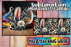 Radiant evenings sublimation print wrap, Leopard Prints Product Image 1