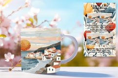 Simple Boho Landscape Mug Wrap 11oz 15oz Product Image 1