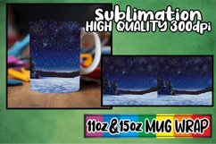 Eye-Catching Landscape Mug Wrap Sublimation 11oz 15oz Product Image 1