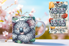 Custom 11oz Mug Wrap Png Artwork , Animals Product Image 1