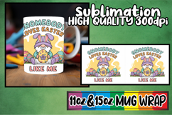 Loving memories sublimation mug wrap, Easter Gnome Product Image 1