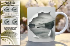 Wonderland Forest 3D Mug Wrap 11oz/15oz Sublimation Product Image 1