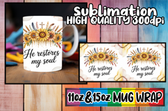 Timeless charm sublimation 11oz 15oz mug wrap, Christian Product Image 1