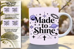 Radiant 15oz Mug Wrap Png Template , Religious Product Image 1