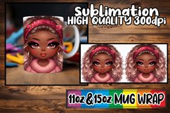 Captivating colors sublimation wrap, Love Girl Product Image 1