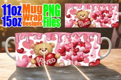 Happy journeys sublimation mug wrap, Love Bear Product Image 1