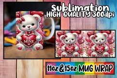Dreamy afternoons 11oz 15oz sublimation wrap, Valentines Product Image 1