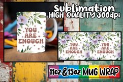 Radiant evenings sublimation print wrap, Flower Quote Product Image 1