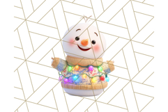 Adorable Snowman Character PNG Clipart Product Image 5
