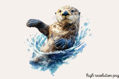 Underwater Animals Clipart PNG Product Image 1