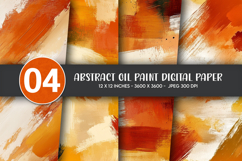 Abstract Oil Paint Digital Paper Product Image 1