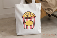 Popcorn Sublimation Sticker PNG | Digital Clipart Product Image 4