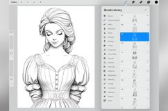 70 Procreate Victorian Style Stamp Brushes Product Image 4