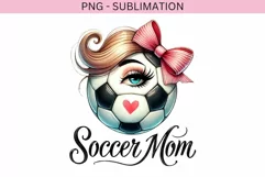Soccer Mom for Shirt, Coquette Game Day Style, Soccer Design Product Image 4