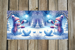 Xmas Snowman card | 4 christmas Mug Sublimation designs P2 Product Image 5
