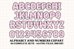 Baby Girl Alphabet, baby girl letters doodle, baby clipart Product Image 3