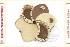 Box Organizer v18 - laser cut file - Glowforge ready SVG Product Image 9