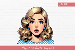 Pop-Art Girls clipart, Pop-Art Girls sublimation Product Image 1