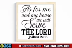 As for me and my house we will serve the lord joshua 24:15 Product Image 3