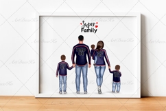 Hockey Family clipart: &quot;HOCKEY CLIPART&quot; Hockey jerseys PNG Product Image 3