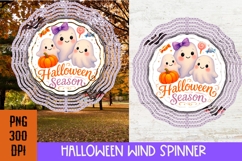 Halloween Season Wind Spinner PNG, Cute ghost Sublimation Product Image 2