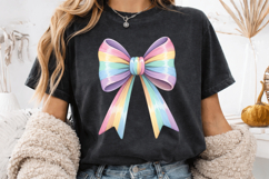 Brushstroke Easter Bow Sublimation Clipart,Easter Bow PNG Product Image 3