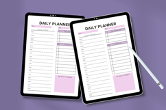 Productivity Daily Planner Template Editable Canva Daily Product Image 3
