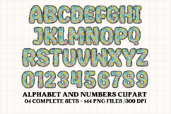 Back to School Alphabet png, letters doodle, school clipart Product Image 3