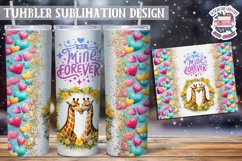 Sublimation Tumbler WRAP Love Design St Valentine's Day Product Image 1