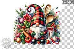 Christmas kitchen Gnome Sublimation - Clipart PNG Design Product Image 1