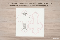 Holy Communion Cross Laser Cut | Custom Name Cross | SVG Product Image 2