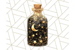 Hocus Pocus Potion Lab Clipart PNG Halloween Clip Art Product Image 5
