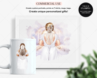 The Curvy Bride Clipart Portrait Creator Product Image 5