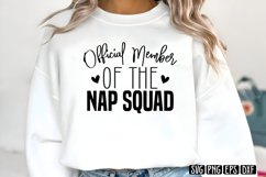 Official member of the nap squad SVG PNG Product Image 3