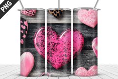 Lovely Hearts Tumbler Design | Valentine&#039;s Day Tumbler Wrap Product Image 4