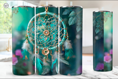 Dream catcher Tumbler Sublimation, 20 oz Tumbler Wrap Product Image 2